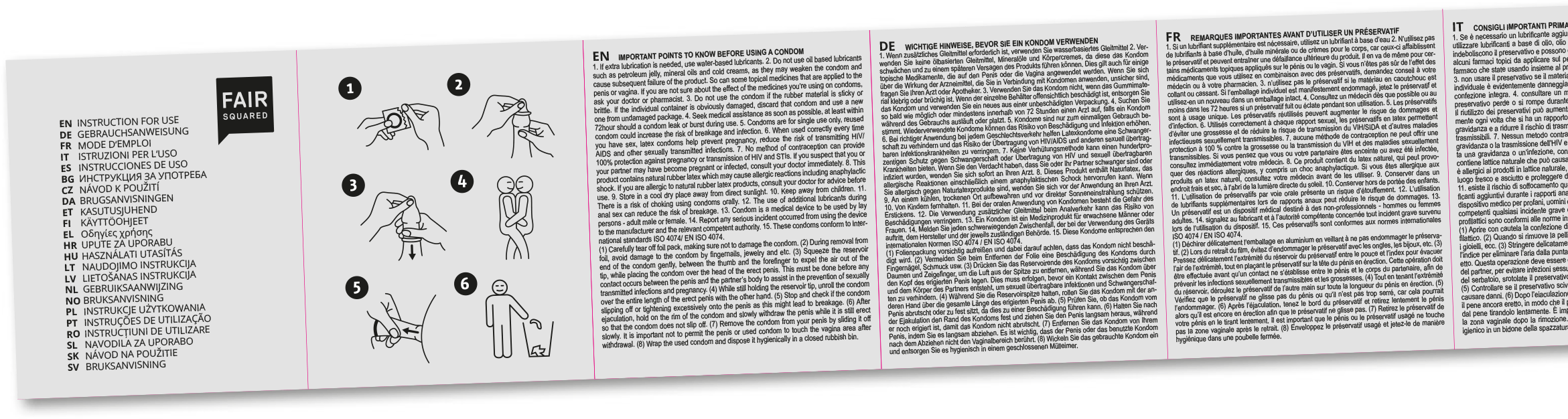 Fair Squared Gebrauchsanweisung